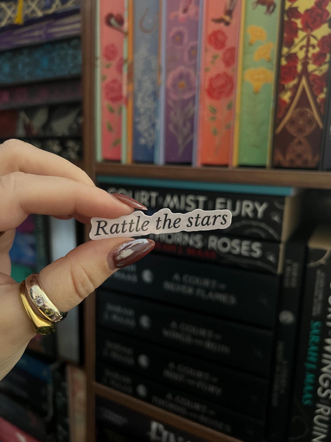 Throne of Glass Inspired | Rattle the Stars | Glitter Sparkle Sticker ...