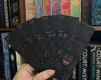 B Grade Double Sided Bookmark Legacy of Gods | Rina Kent Inspired | God Of Malice | God Of Pain | God Of Wrath | God Of Ruin | God Of Fury