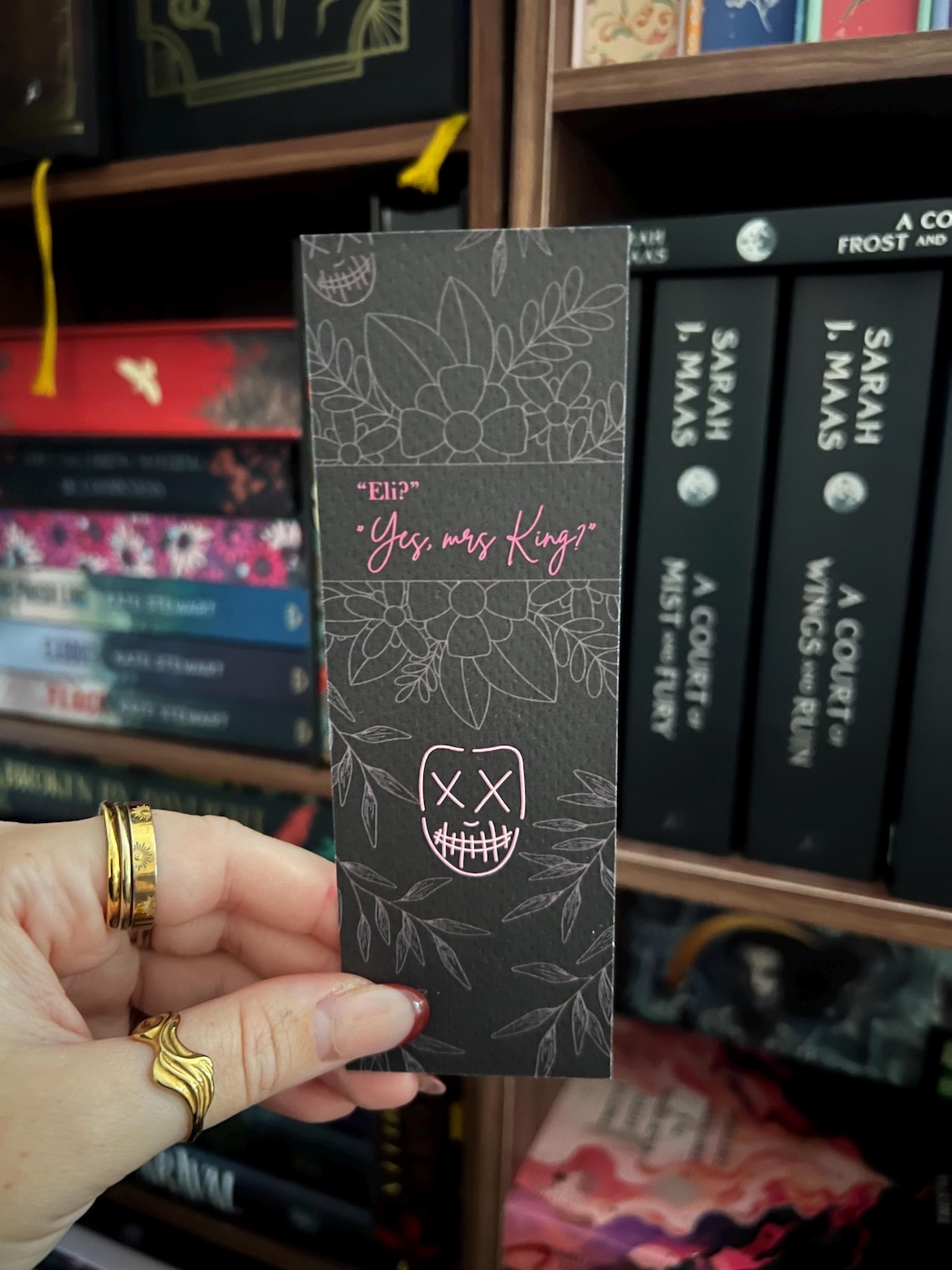Ruination Bookmark Double Sided Hammered Texture Card Bookmark Legacy of Gods | Rina Kent ...