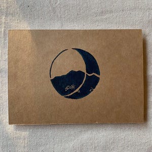 Jeu de cartes à imprimé lino lin des fêtes : lot de 2 - bleu marine