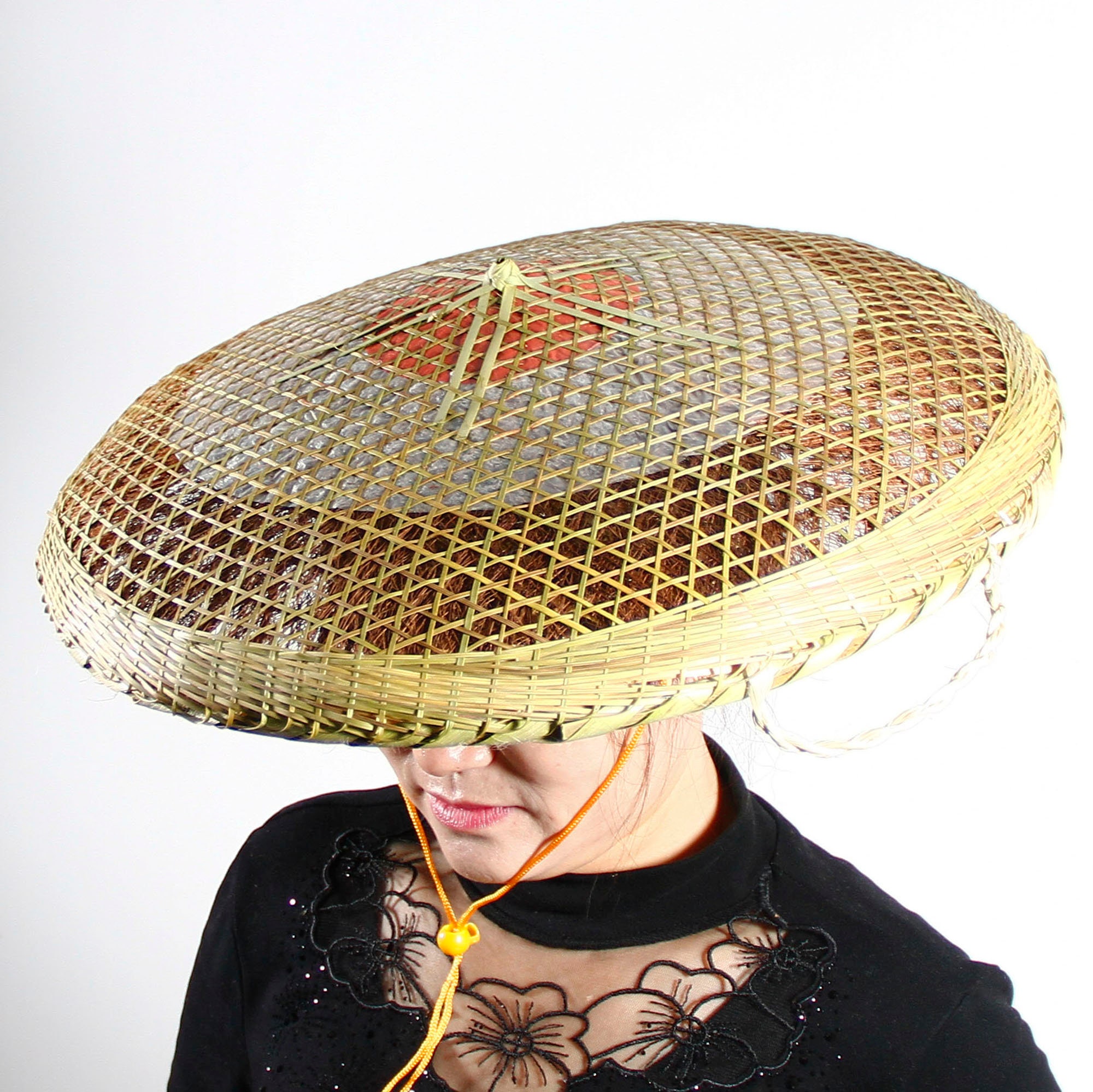 Chapeau japonais en bambou chapeau de samouraï Cosplay chapeau asiatique  cône Dia. 19.7 / 5 Profondeur -  Canada