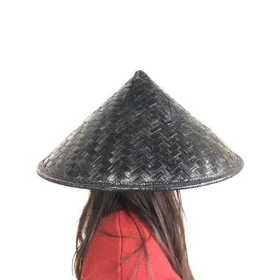 Black conical sales hat