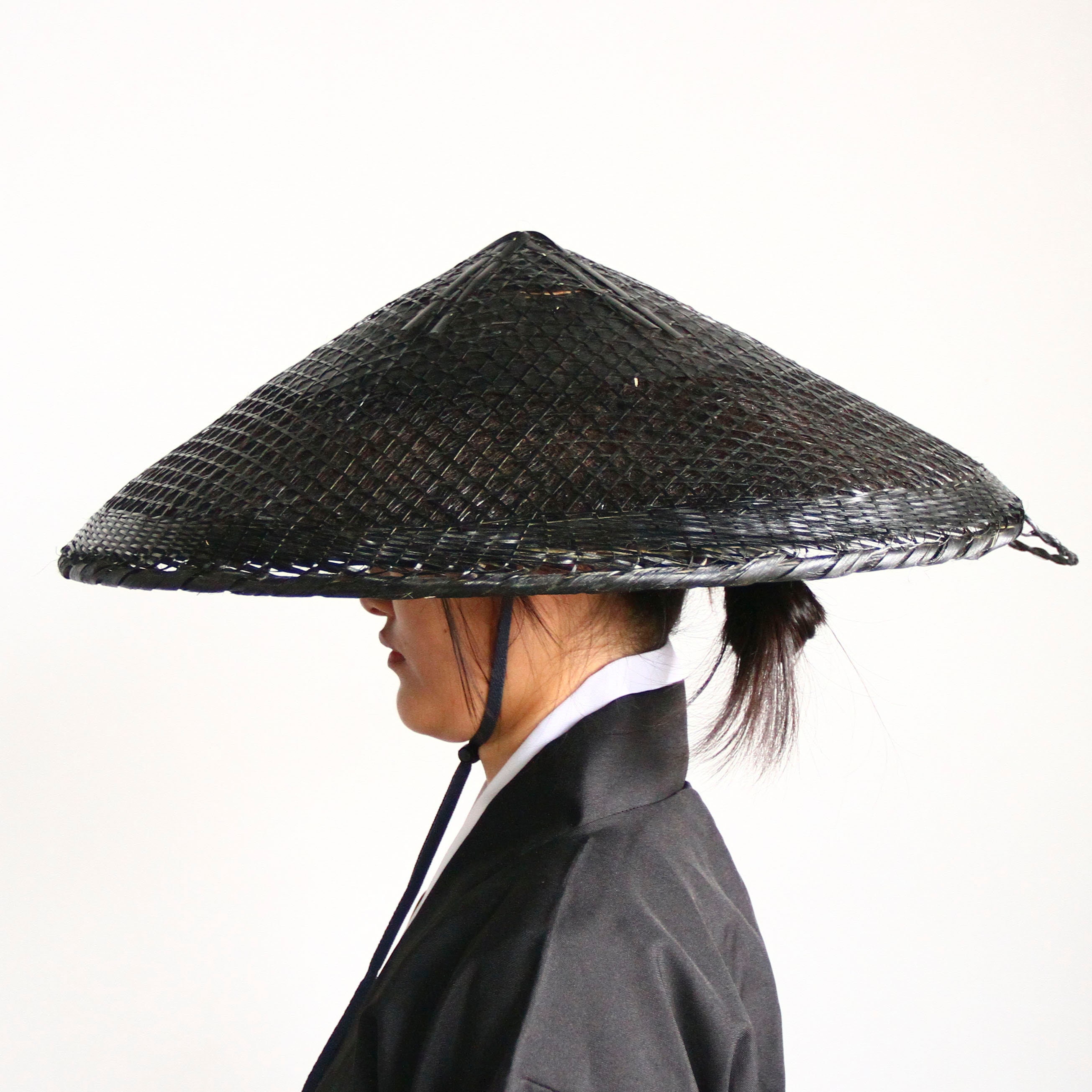 Chapeau japonais en bambou chapeau de samouraï Cosplay chapeau asiatique  cône Dia. 19.7 / 5 Profondeur -  Canada