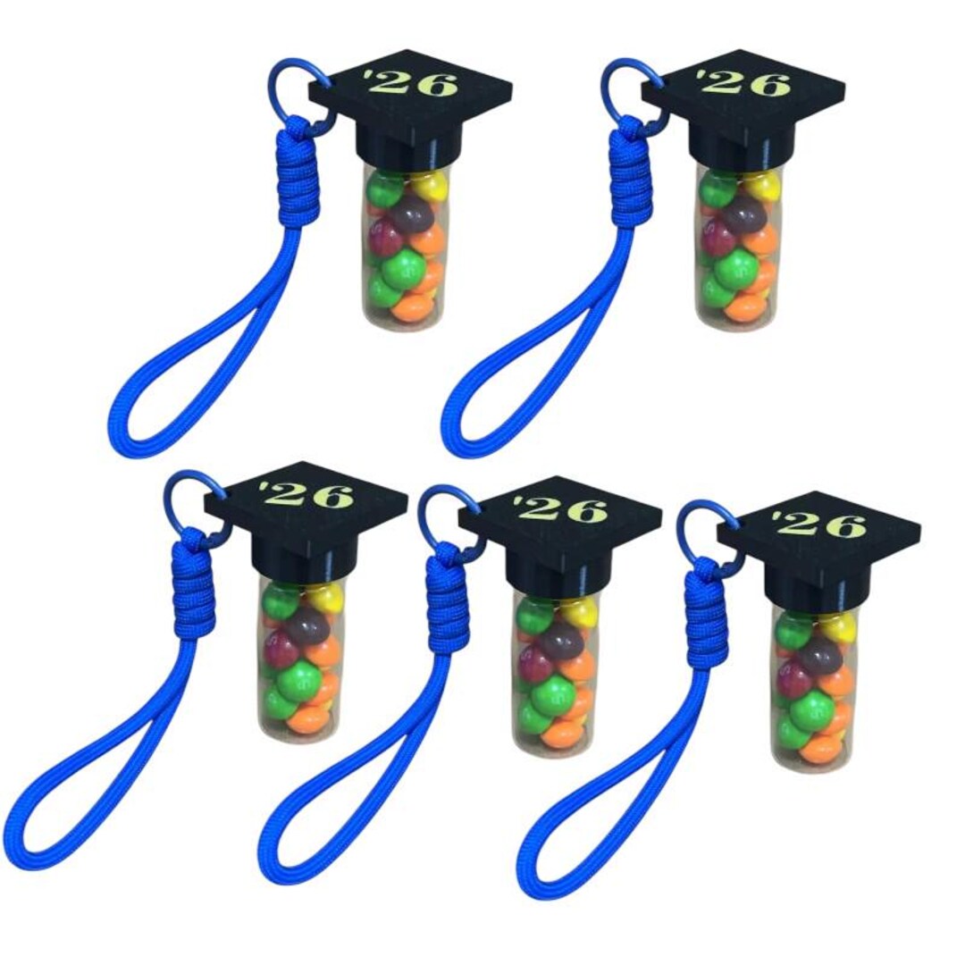 Container Graduate Pre 5 Pcs Black 2026 Graduation Cap Candy Jars, Graduation Party Favors ...