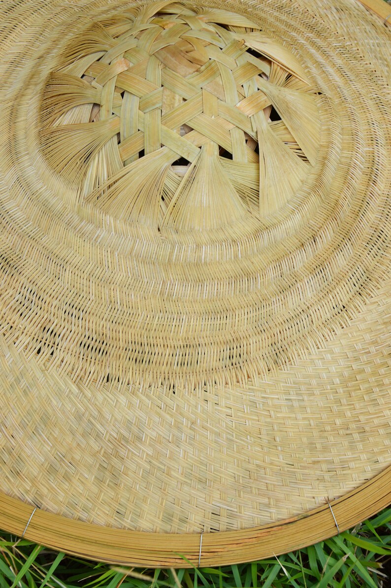 Bamboo Hat Ancient Chinese Traditional Hat Carefully Weave Etsy