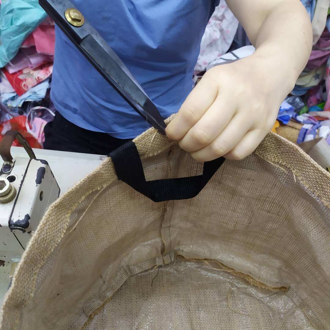 Burlap Grow Bags Garden Pots Classic Embroidery Lace 10 Etsy