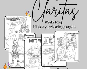 Claritas Ciclo 4 Historia - Libro para colorear - Semanas 1-14 (Parte 1)