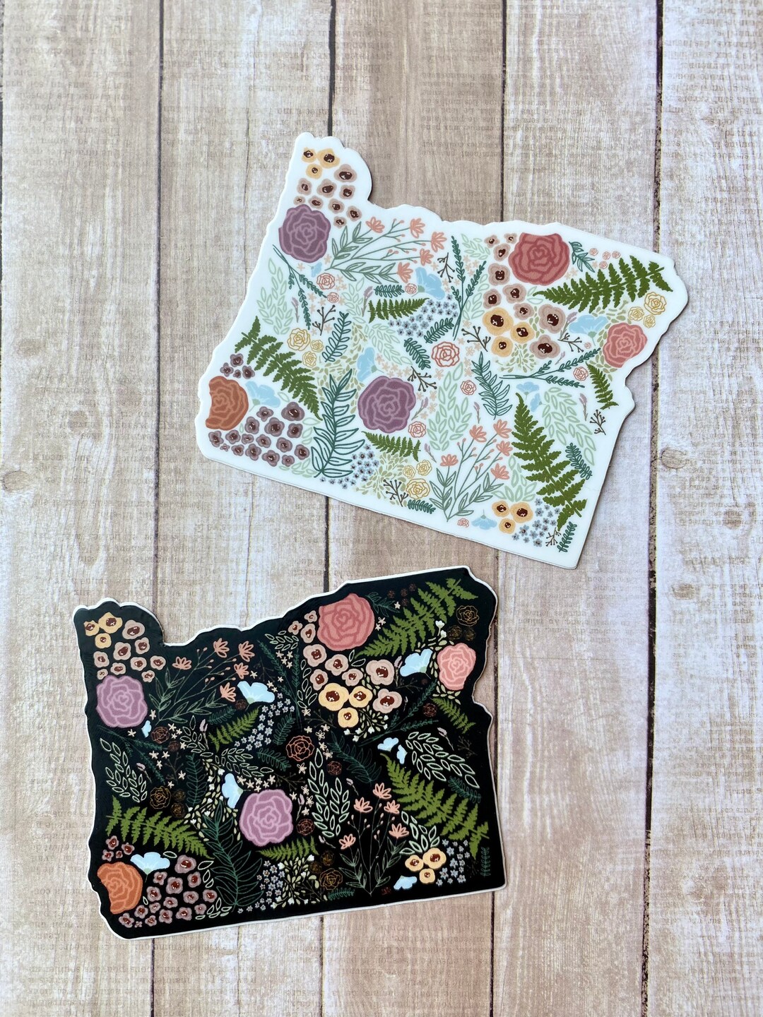 Sticker Bush Oregon Floral Oregon Sticker - Etsy