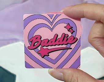 Pegatina de vinilo mate "Ive Baddie" de 2" x 2"