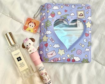 doodle photocard binder: pvc collectbook, 60 pc capacity