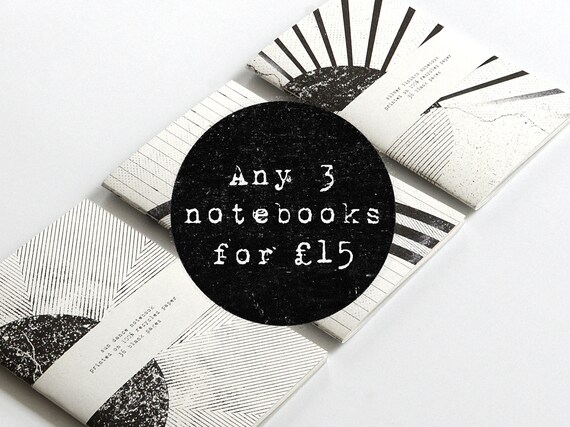 A6 Notebooks: SELECT 3 DESIGNS