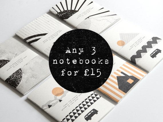 A6 Notebooks: SELECT 3 DESIGNS