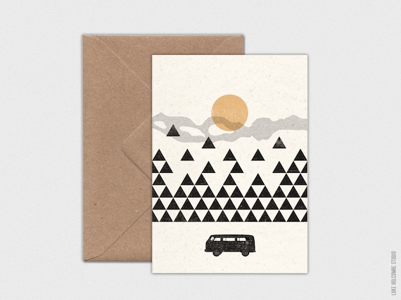 Forest View, Individual Card with Envelope: A6 Size (105 x 148mm)