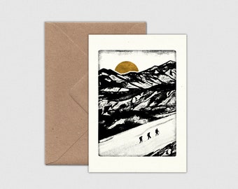 Making Tracks, Individual Card with Envelope: A6 Size (105 x 148mm)
