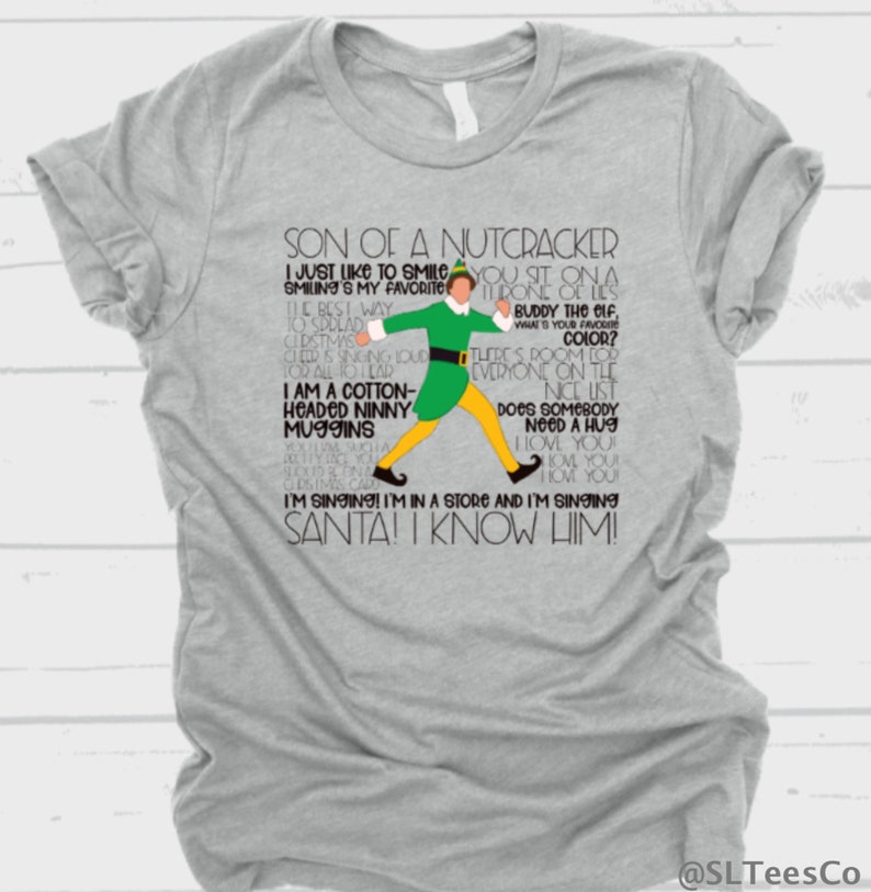 elf movie quote shirts