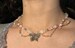 Blush Pink Fairy Butterfly beaded choker | Bead necklace | Statement | Pearl | Heart | Perfect gift for girlfriend / best friend 