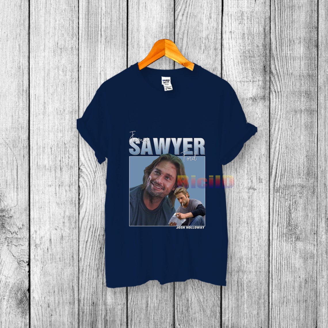 Lost Sawyer Vintage Shirt Tv Series James Ford Josh Holloway Etsy