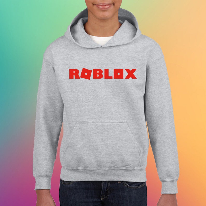 Roblox Sweatshirt Hoodie Youth Kids Shirt Inspired Game Etsy - roblox orange hoodie