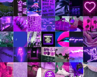 Neon Pink Aesthetic Wallpaper Collage - Miinullekko