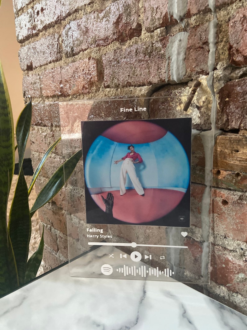 Acrylic Song Poster Custom Acrylic Album Cover Music Plaque Etsy