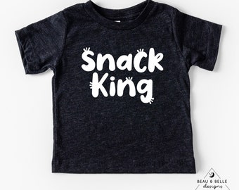 Snack King Toddler Tshirt