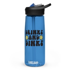 Dinks & Getränke Pickleball Camelback Wasserflasche, Pickleball Geschenk, Wasserflasche