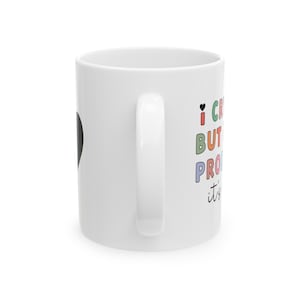 I cry a lot but I am so productive mug, black heart, ttpd, gift, colorful mug zdjęcie 5