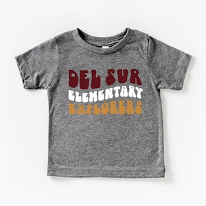 Camiseta para niños de Del Sur Elementary Explorers