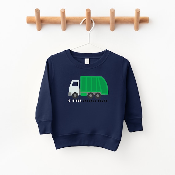 Garbage Truck Toddler Sweatshirt Vehicles Trash Truck Beep Beep
