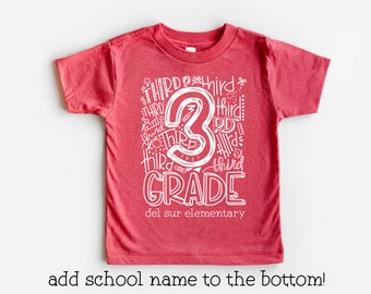 Back to school Tshirt 1st grade, 2nd grade, 3rd grade, 4th grade, 5th grade, typography, new school year, 2022, elementary school