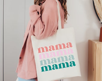 Bolsa de mano con gráfico de mamá, regalo para el Día de la Madre
