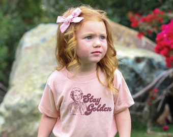 Stay Golden Kids Tshirt, Betty White, Retro Tv, Pop Culture kids shirt