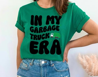 Camiseta de la era del camión de basura: camiseta gráfica divertida
