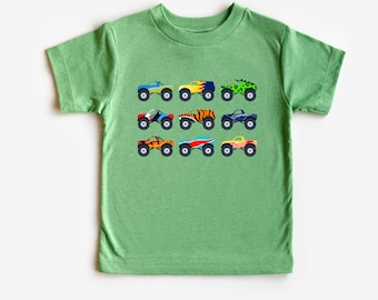 Camiseta infantil de Monster Truck: Diseño de vehículo
