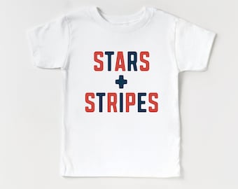 Stars and Stripes Kleinkind Shirt - 4th of Jul USA Baby Tee
