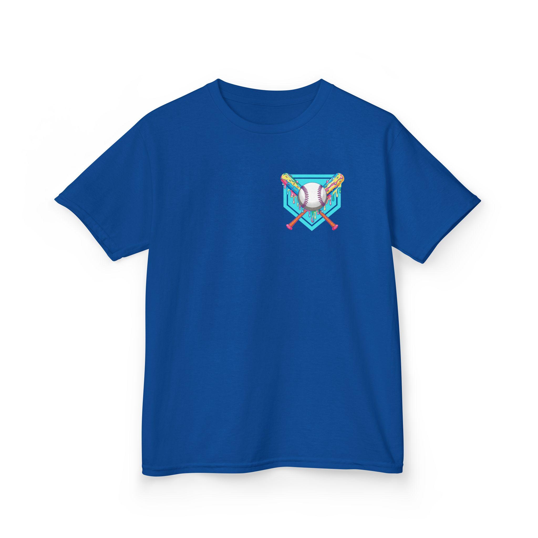 Youth Baseball Shirt I Drip Pocket Front and Big League Vibes Only Back I Cool Summer Tee for Baseball Kids I Youth Sizes