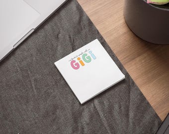 My Favorite People Call Me Gigi sticky Notes Bundle | Fun & Colorful Sticky Notes | Great Holiday Gift for New Grandparents