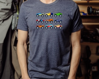Monster truck t-shirt, family matching
