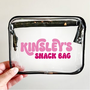 Retro Colorful Kids Snack Bag: Personalized Diaper Bag, Back to School