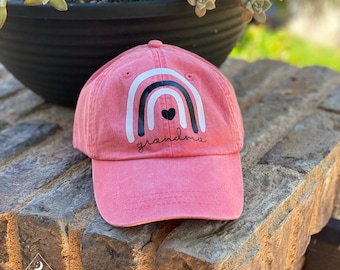 Grandma Rainbow Hat [grandma, nana, mothers day, gift]