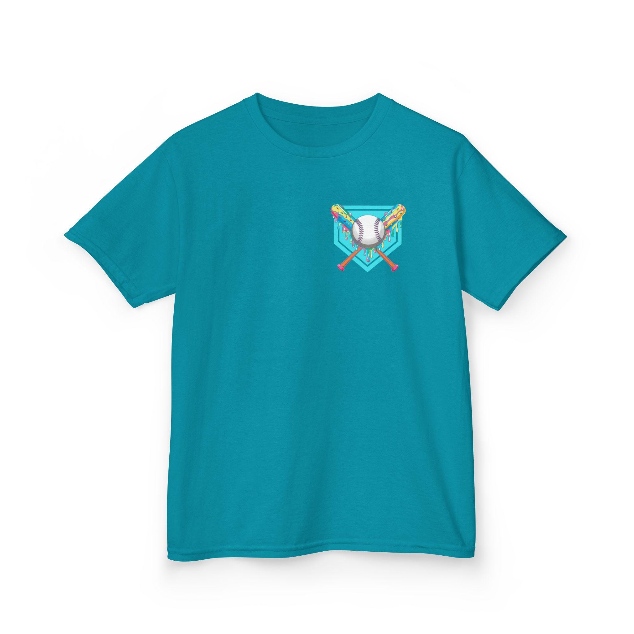 Youth Baseball Shirt I Drip Pocket Front and Big League Vibes Only Back I Cool Summer Tee for Baseball Kids I Youth Sizes