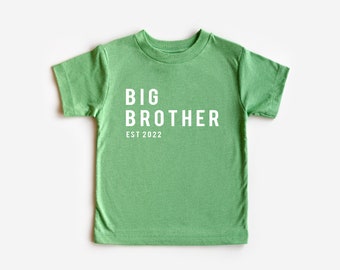 Big Brother tshirt, toddler shirt, baby shirt, big brother, expecting, boys shirt, new baby, baby reveal, gender reveal
