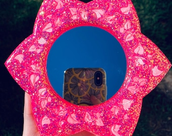 Floral Fantasy Mirror | Cute Decor | Teen Decor | College / apartment decor