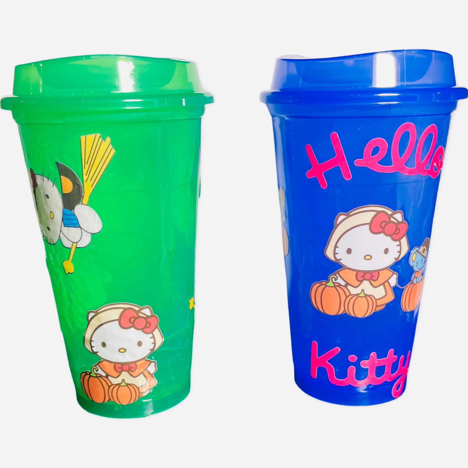 Kitty Halloween Mugs Etsy