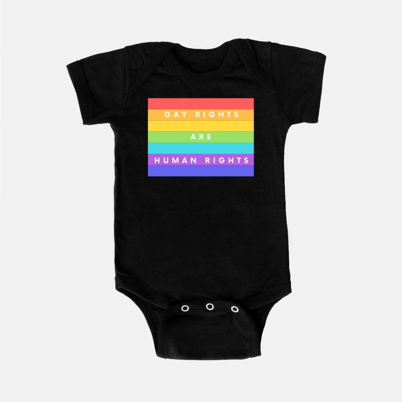 Gay Rights Are Human Rights Pride Baby Onesie - Etsy