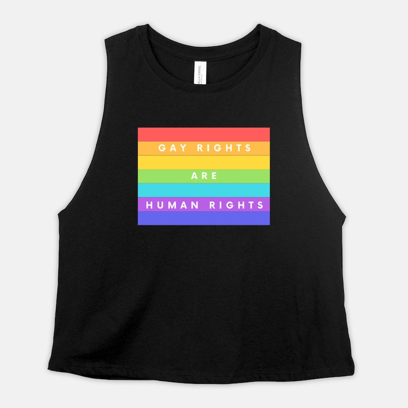 Pride Racerback Tank Gay Rights are Human Rights