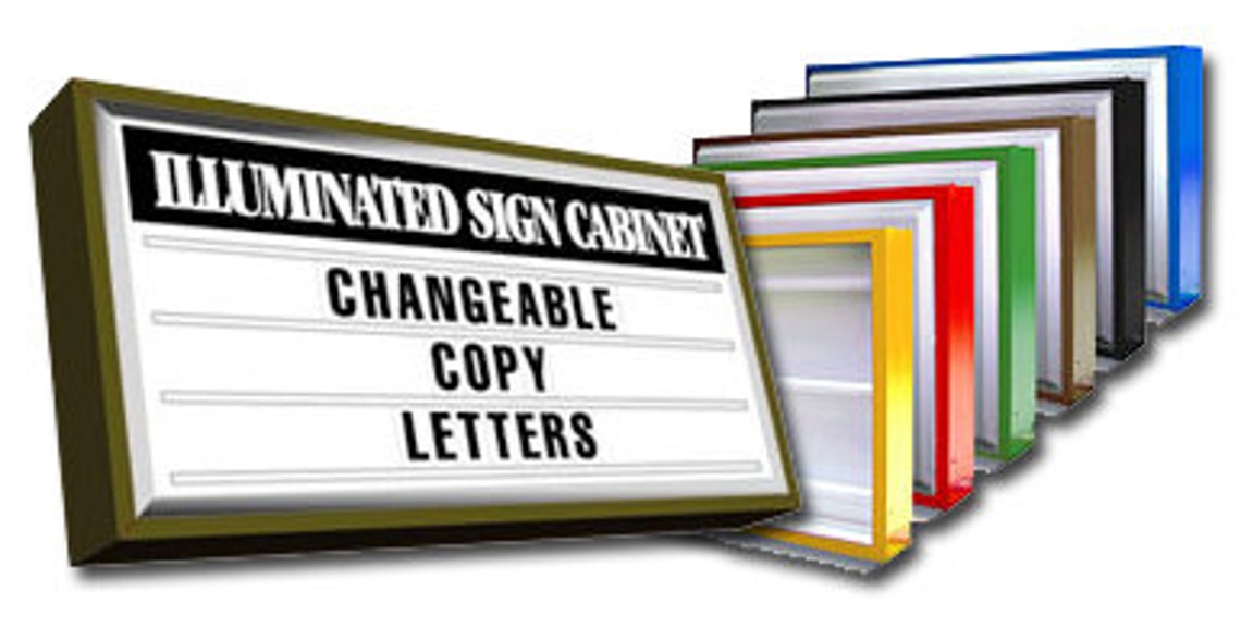 Double sided Outdoor Led LIGHT BOX SIGN Signs 48 x 96 x Etsy