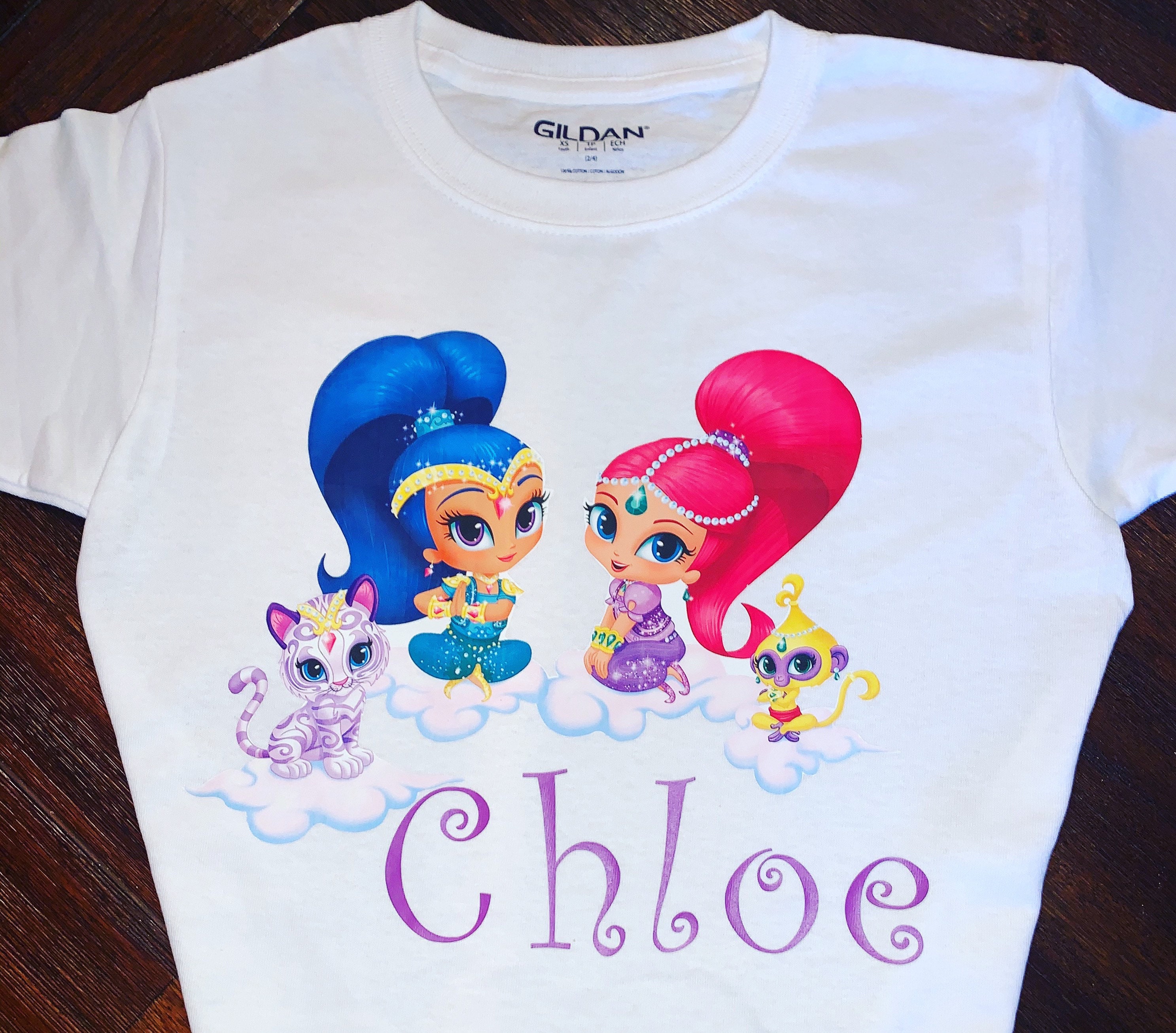 Shimmer and Shine Personalized Shirt Etsy