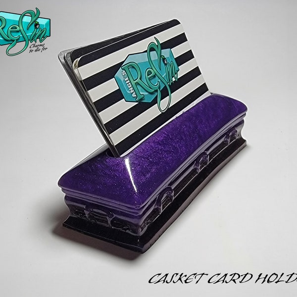 Casket Business Card Holder