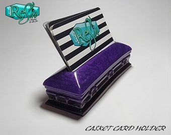 Casket Business Card Holder